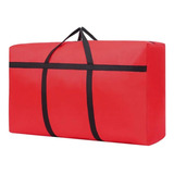 Bolsa De Almacenamiento Reutilizable Gran Capacidad Hogar Color Rojo