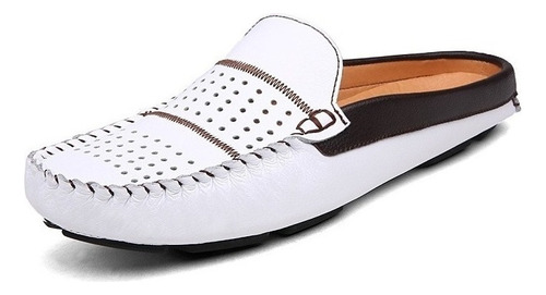 Hombres Casual Hueco Cuero Zapatos Mocasines Zapatillas