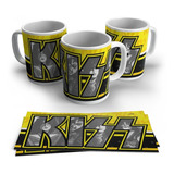 Mug Taza Vaso Kiss Rock Banda Regalos