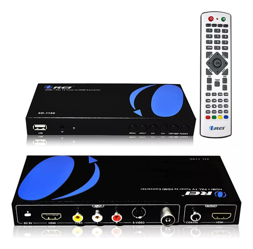 Conversor Pal Ntsc Orei Usa Xd1190 Hdmi + Sintonizador De Tv