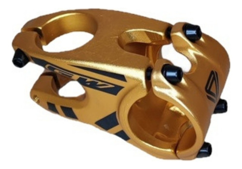 Potencia De Bicicleta Gw Moab 50mm Mtb Espiga De Manubrio Color Dorado