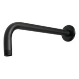 Brazo Recto Chapetón Regadera 40 Cm Negro Mate Foset 47649