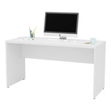 Escrivaninha Netmobil Mesa De Escritório Mdp De 160cm X 76cm X 60cm Branco