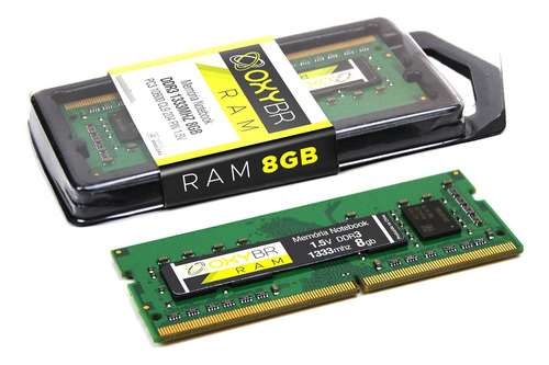 Memória Ram Notebook  Oxybr Ddr3 8gb 1333mhz