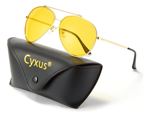 Cyxus Gafas De Aviador Con Estilo De Bloqueo De Luz Azul, Le