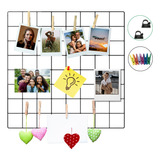 Memory Board Com Led Para Fotos Polaroid, Fio Fada Luminoso