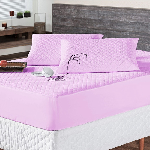 Jogo De Cama Impermeável Matelado 4 Peças Casal King Size