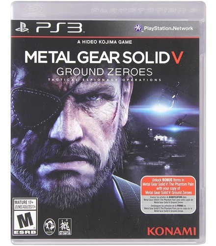 Metal Gear Solid V Ground Zeroes - Ps3 Físico Usado