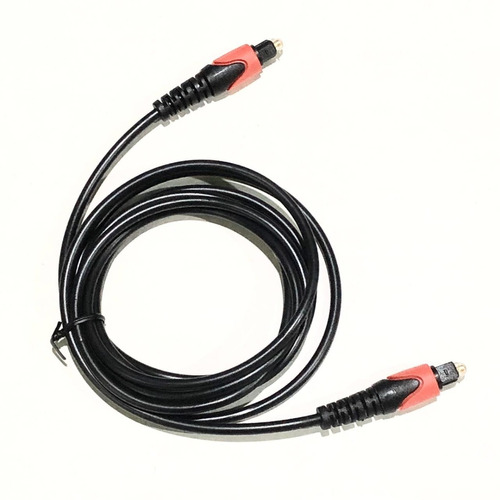 Cable Optico Digital 2m Toslink Negro Fibra Optica