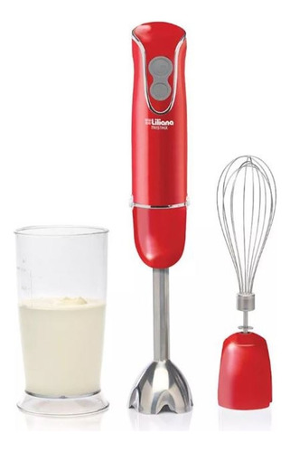 Mini Pimer Mixer Liliana Ah111r Potencia 450w 0,6lts Rojo