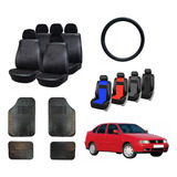 Fundas Cubre Asiento Vw Polo Viejo + Alfombra 4p + C/volante