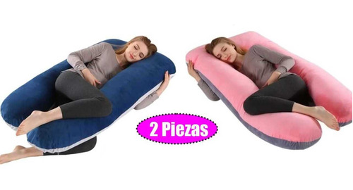  2almohadas De Embarazo Y Lactancia Con Microfibra De Gel