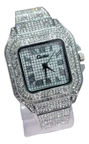 Reloj Santos Mitad Piedras 