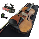 Kit Violino 4/4 Barth Profis Madeira Maciça+ Case/ Esp/ Afin