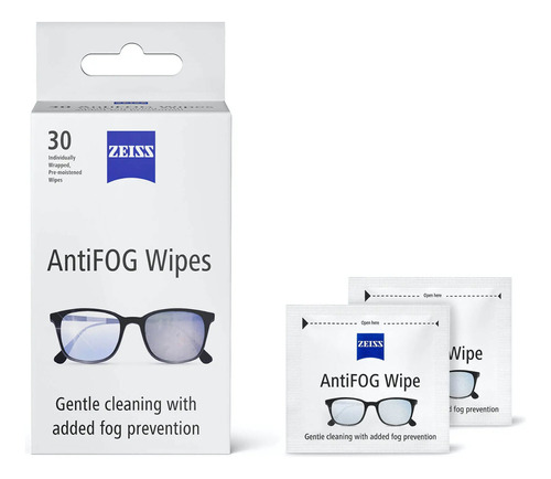 30toalla Limpia Lentes Zeiss Antifog Antivaho Anti-empañante