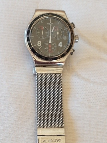Reloj Swatch Irony Svcn4004ag Cronometro Y Calendario 