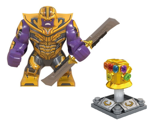 Boneco Thanos Big Vingadores Guerra Infinita Ultimato Blocos