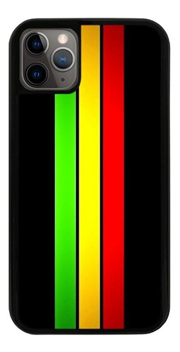 Funda Uso Rudo Tpu Para iPhone Reggae Verde Amarillo Rojo Ne