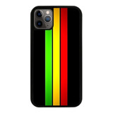 Funda Uso Rudo Tpu Para iPhone Reggae Verde Amarillo Rojo Ne