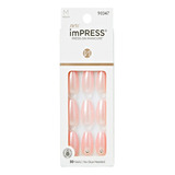 Uñas Postizas Impress Press On Glazed Pink