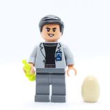 Minifigura Lego Jurassic World - Dr Wu Lab 75939 + Sticker