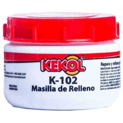 Masilla Para Madera Vinilica Kekol K-102 240grs Restauracion