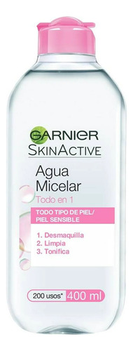 Garnier Skinactive Agua Micelar Limpia + Desmaquilla 400 Ml