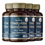 Condroitina E Glucosamina 4 X 60 Cápsulas Qualylife