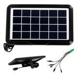 Cargador Panel Solar Portátil Celular Energía Solar Usb 