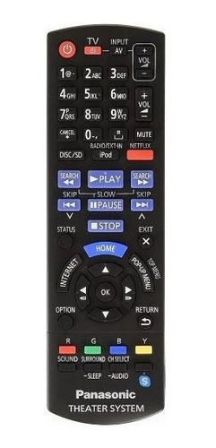 Control Remoto Teatro En Casa Panasonic + Forro + Pilas