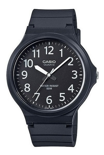Reloj Casio Mw-240-1bv Super Liviano 50m Sumergible