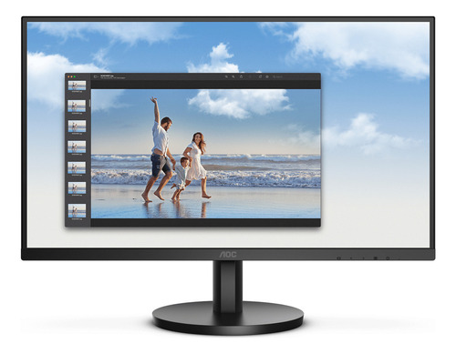 Monitor Aoc 22b3hm Lcd 21.5 , Full Hd, 75hz, Hdmi, Negro