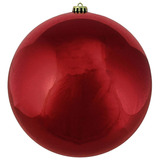  Brillante Irrompible Comercial Bola Roja De Navidad Ca...