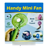 Mini Ventilador Portatil De Mano Bateria Recargable Usb 