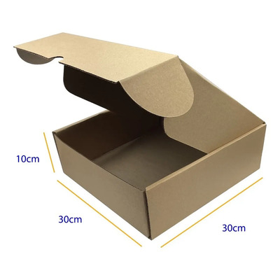 Mailbox 30x30x10cm 25 Pzas Caja Para Corrugado Kraft | Meses sin interés