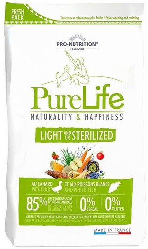 Alimento Para Perros Pure Life Dog Light Sterilized 2kg