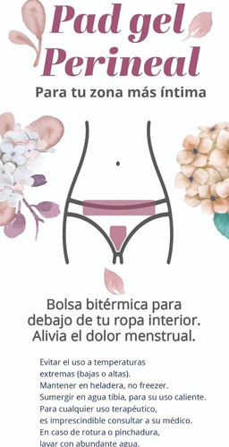 Pad Perineal De Gel - Post Parto - Episiotomía