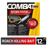 Mata Cucarachas Combat Max 12 Cebo +jeringa 12gms Importado