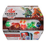 Bakugan Baku-gear Pack 4 Armored Alliance Sairus,trox Y Más