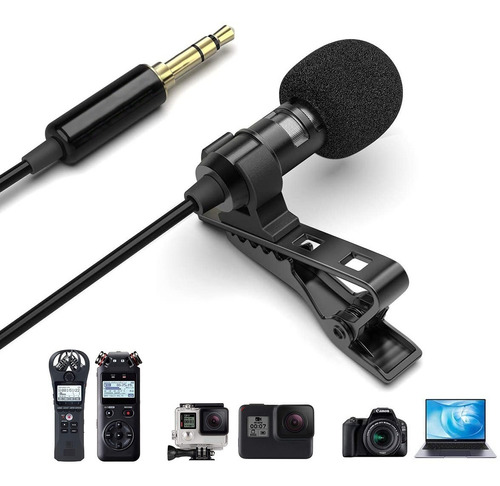 Micrófono Lavalier Solapa Trs Para Rode Wireless Go O Tascam