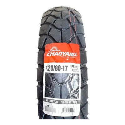 Llanta Trasera Para Moto Chaoyang H626 H626 Sin Cámara De 120/80-17 150 Km/h 257 Kg X 1 Unidad