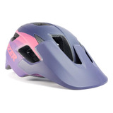 Casco Mtb Lazer Chiru M/55-59cm Azul Mate Y Rosa