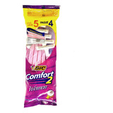 Aparelho De Depilar Bic Comfort 2 Women Fita Lub Kit 25 Unid