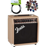Fender Acoustasonic 15 Amplificador De Guitarra Acústica, Pa