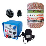 Kit De Instalación Boyero Eléctrico Vaquero Peón 60 Km Dual