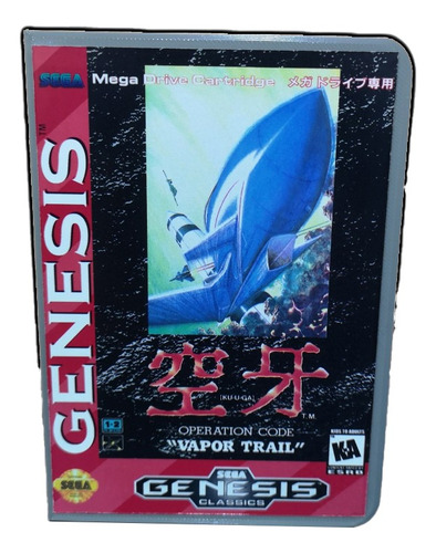 Vapor Trail Repro Repro Sega Genesis Americano Con Caja