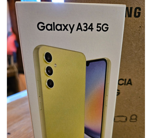 Samsung Galaxy A34 128gb 6gb Ram Lime!! Nuevo! Sellado!!