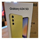 Samsung Galaxy A34 128gb 6gb Ram Lime!! Nuevo! Sellado!!
