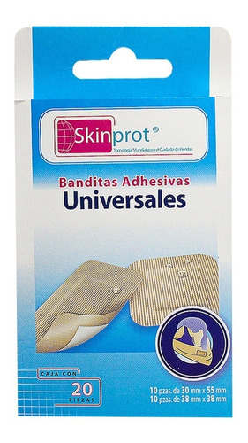 Banditas Adhesivas Universales 20 Pzs Skinprot