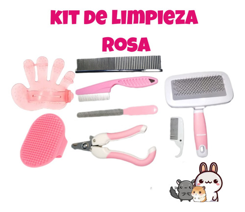 Kit De Limpieza Para Cuyos, Conejos Y Chinchillas